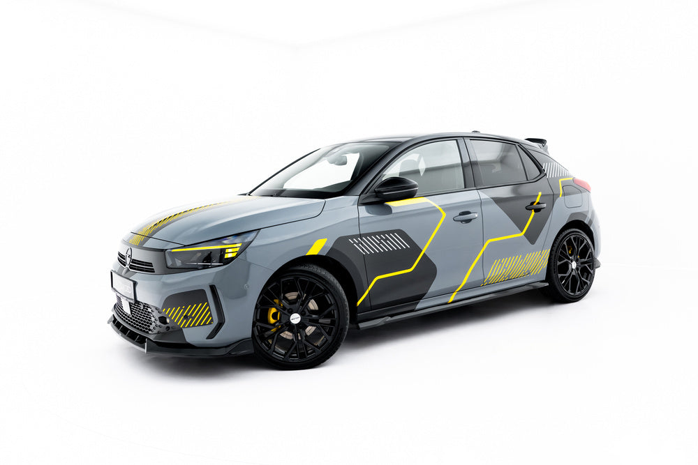 Opel Corsa F Facelift sideskjørt, ABS høyglans