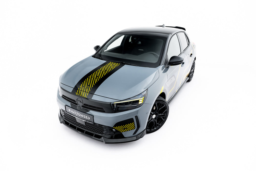 Opel Corsa F Facelift frontsplitter ABS