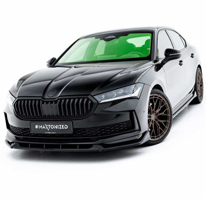 Skoda Superb Sportline Mk4 frontsplitter V2