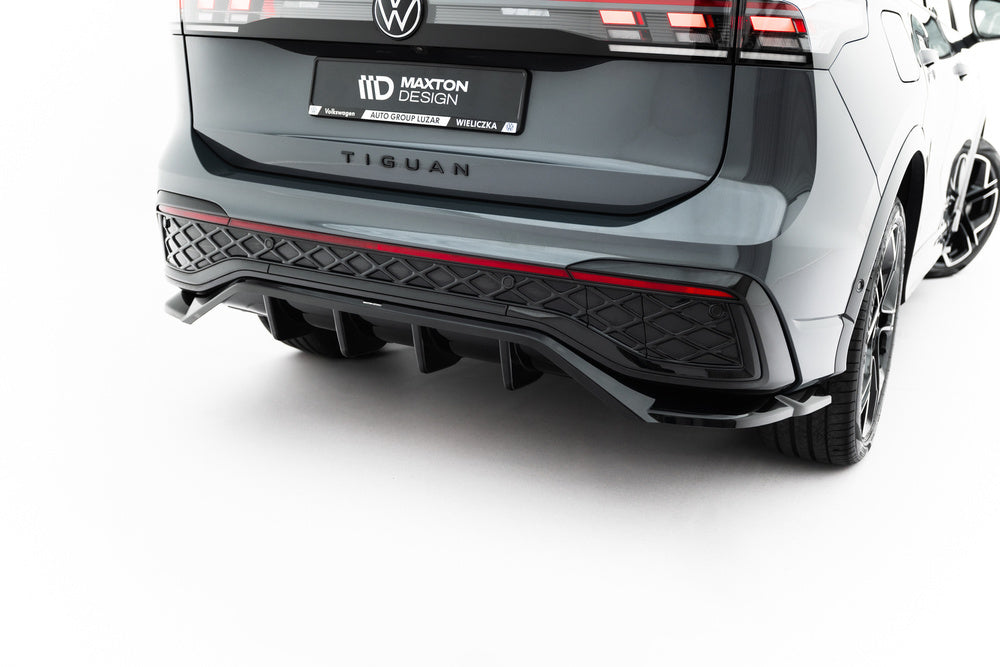Volkswagen Tiguan R-Line Mk3 bakre splitter med diffusor