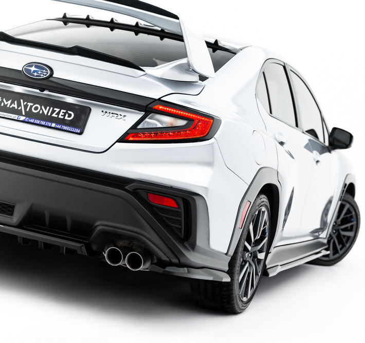 Subaru WRX STI Mk2 bakre sidesplittere ABS Gloss Black