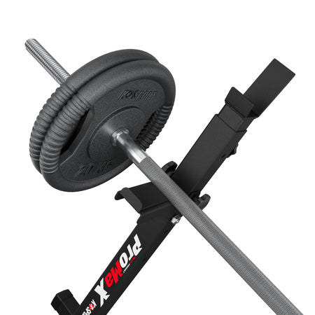 K-SPORT KSH076 benkpress-sett med sammenleggbar benk