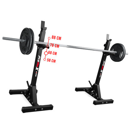 K-SPORT KSH076 benkpress-sett med sammenleggbar benk