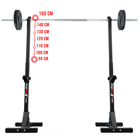 K-SPORT KSH076 benkpress-sett med sammenleggbar benk