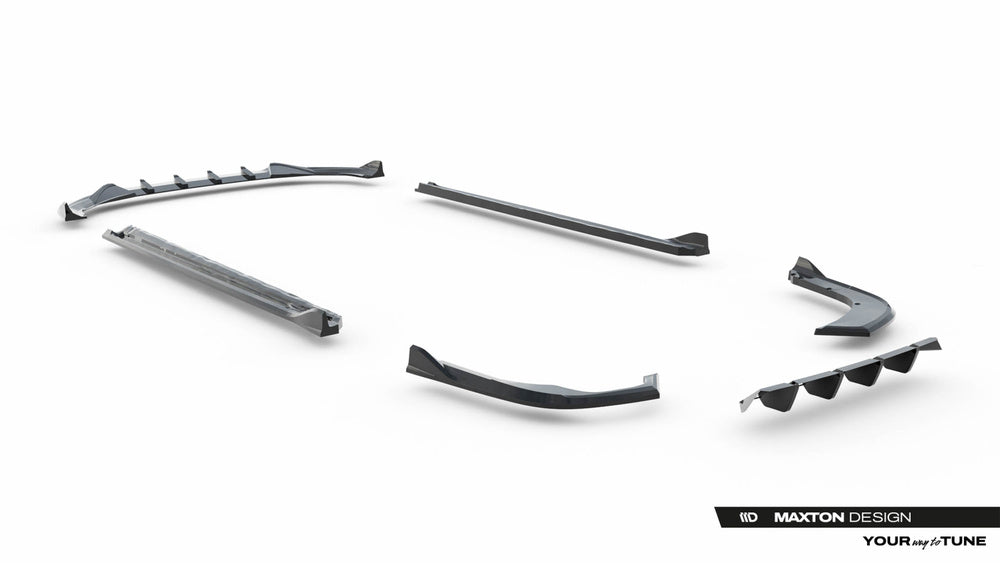 Skoda Superb Sportline Mk4 splittersett V2