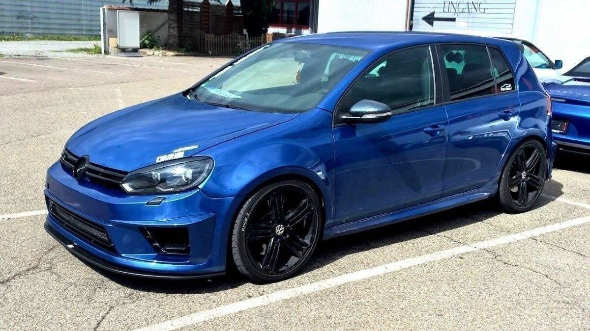 Komplett R400-bodykit for VW Golf 6 GTI med alle seks komponenter lagt ut