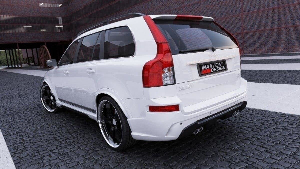 Bak støtfangerforlengelse til Volvo XC90 bodykit i nærbilde