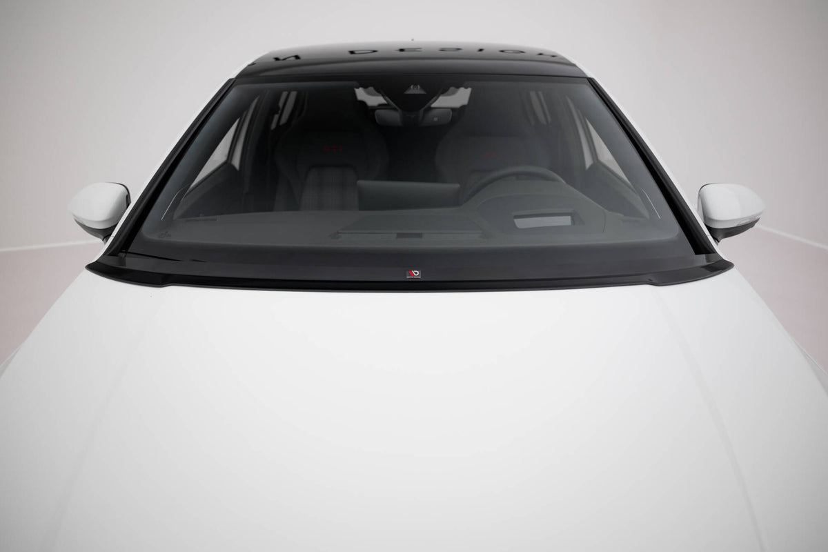 Panserforlenger VW Golf Mk8 Maxton Design – hetteforlengelse i ABS-plast