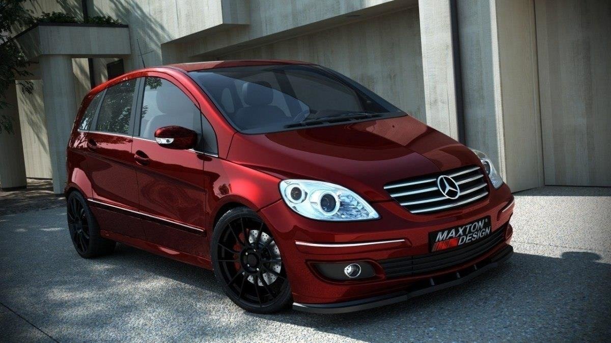 Frontspoiler Mercedes B-Klasse 245 detaljbilde av profilen