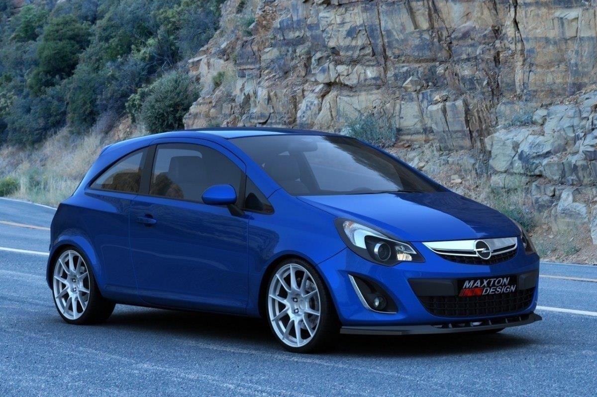 Frontspoiler Opel Corsa D (Facelift) detaljbilde av profilen