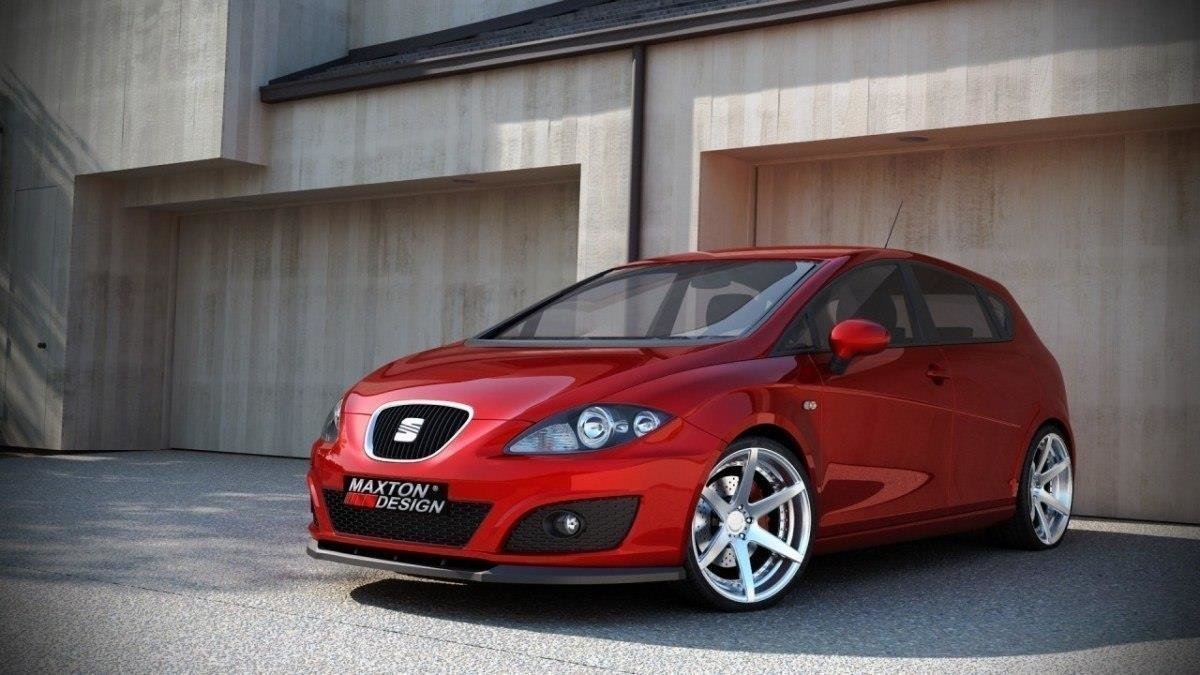 Frontspoiler Seat Leon Mk2 (Facelift) sett fra siden