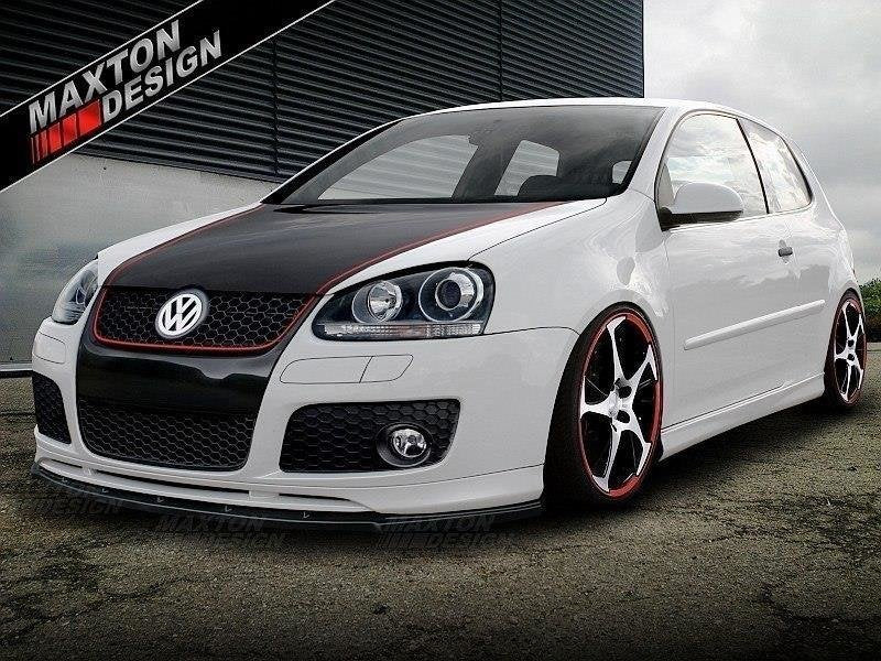 Frontspoiler VW Golf V GTI Votex detaljbilde av profilen