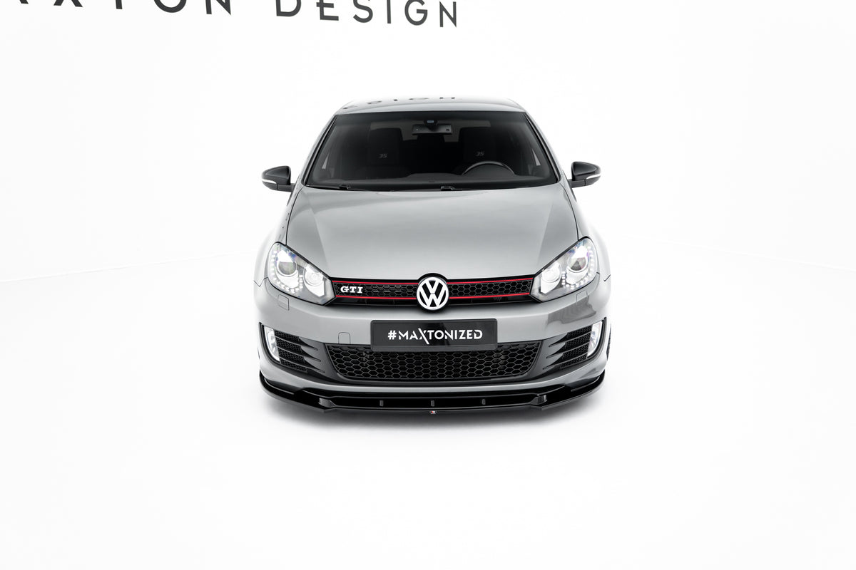 Frontspoiler VW Golf VI GTI 35th sett bakfra