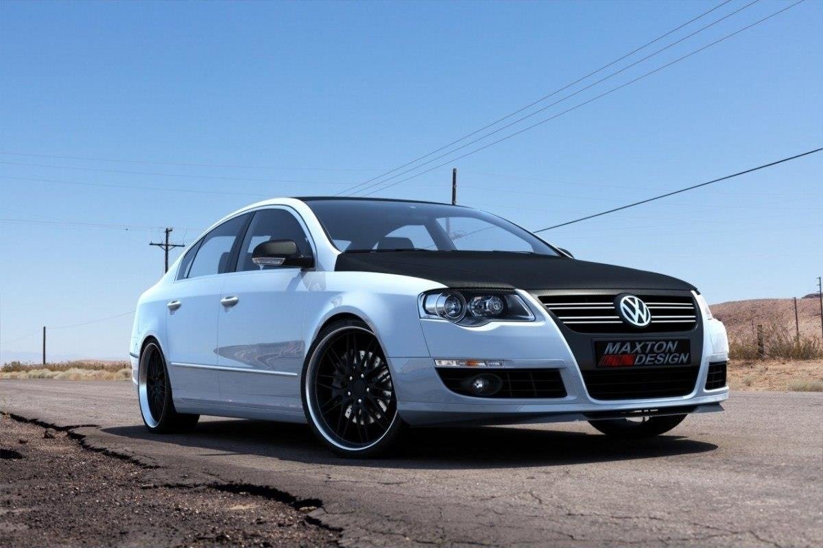 Frontspoiler VW Passat B6 V.1 detaljbilde av profilen