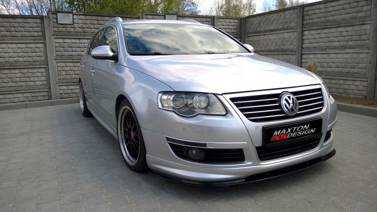 Frontspoiler VW Passat B6 R-Line vist montert