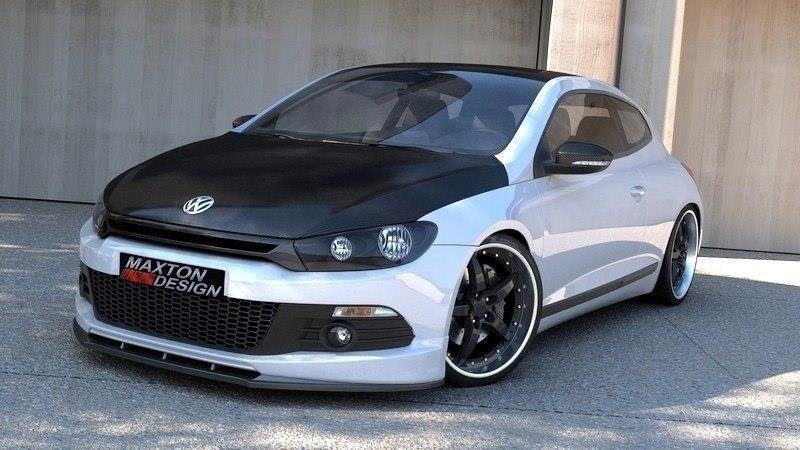 Frontspoiler VW Scirocco R-Line detaljbilde av profilen