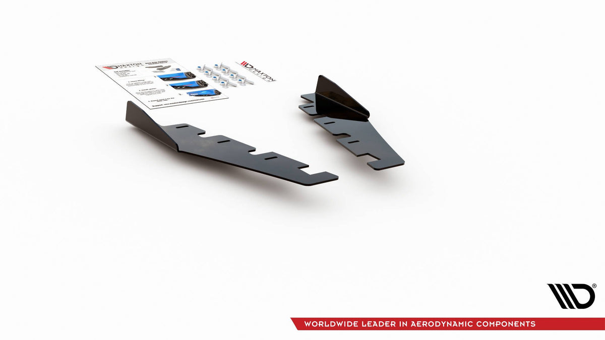 Flaps med monteringssett for VW Arteon R-Line vist ovenfra