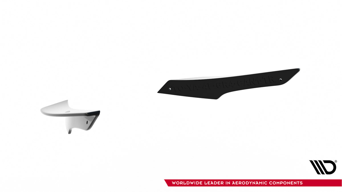 Detaljbilde av canards-sett til Toyota GR Yaris Mk4 Facelift