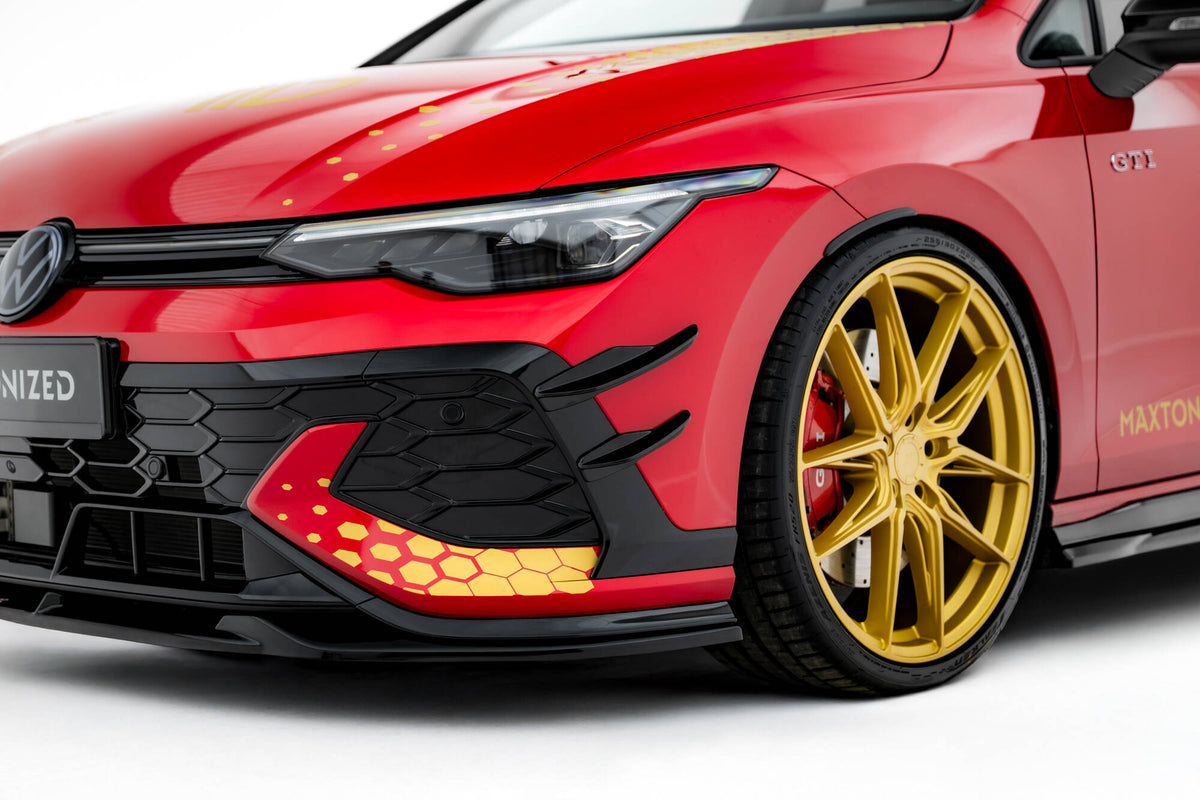 Frontfanger vinger canards til VW Golf GTI Clubsport Mk8 Facelift – Maxton Design