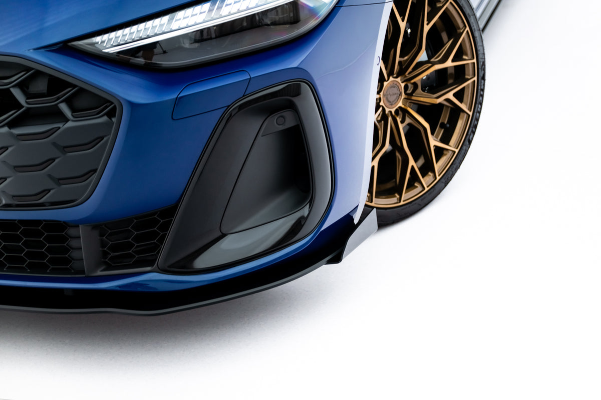 Frontflaps fra Maxton Design til Audi A5 S-Line B10 i matt sort ABS