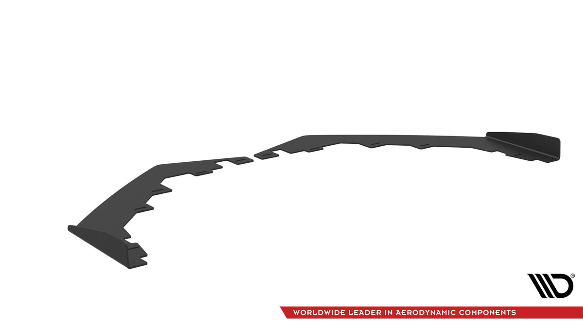 Maxton Design canards for Audi A3 S-Line 8V med synlig kantoverflate, ovenfra