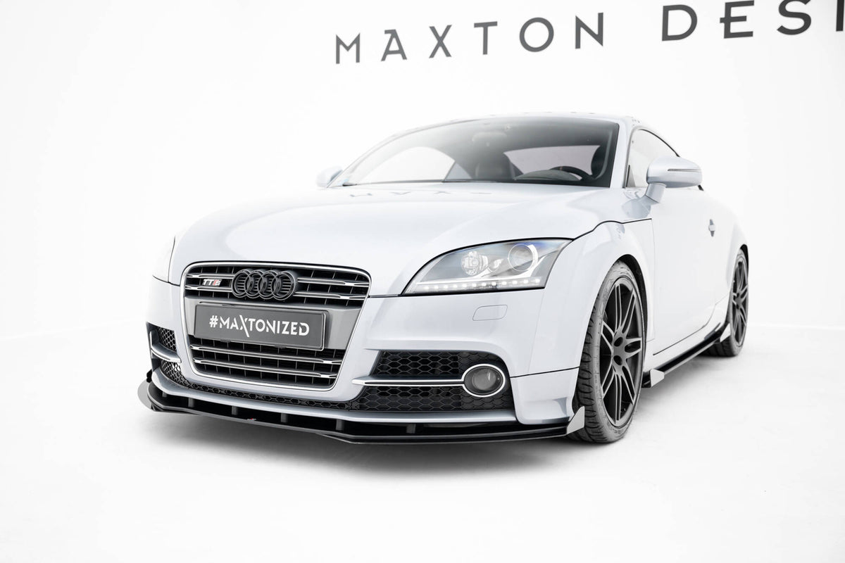 Nærbilde av canard i 10 mm ABS-plast med UV-beskyttende belegg for Audi TT 8J