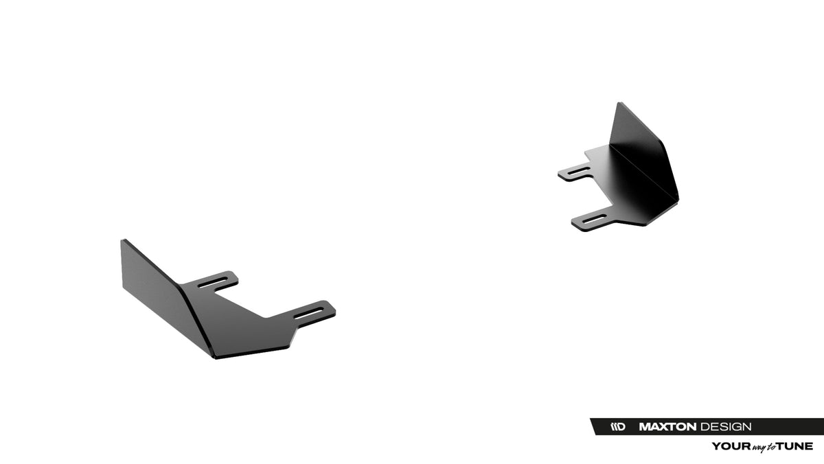 Maxton Street Pro frontflaps for Cupra Born Mk1 i matt sort