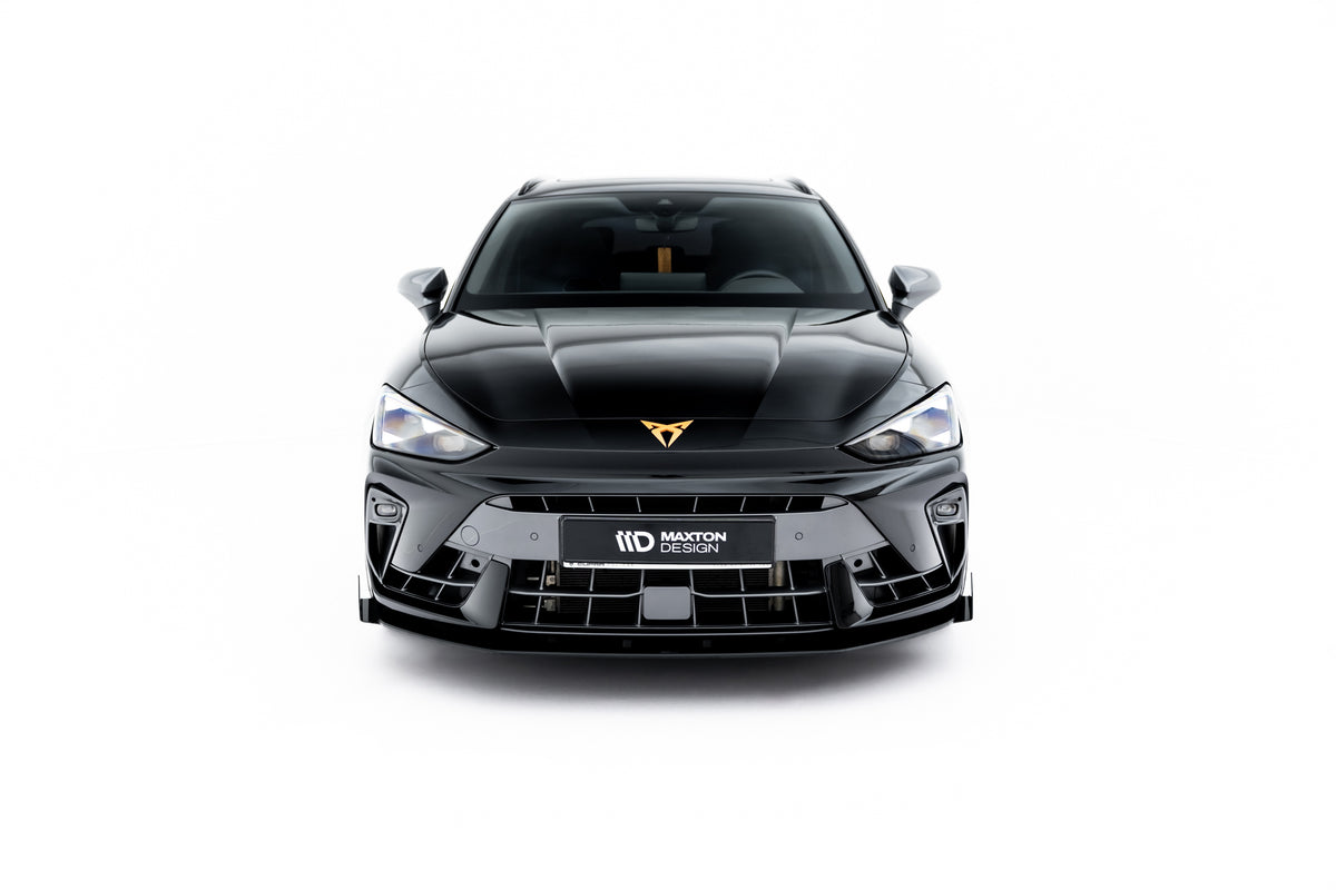 Nærbilde av Maxton Design frontflaps for Cupra Leon ST Mk1 Facelift