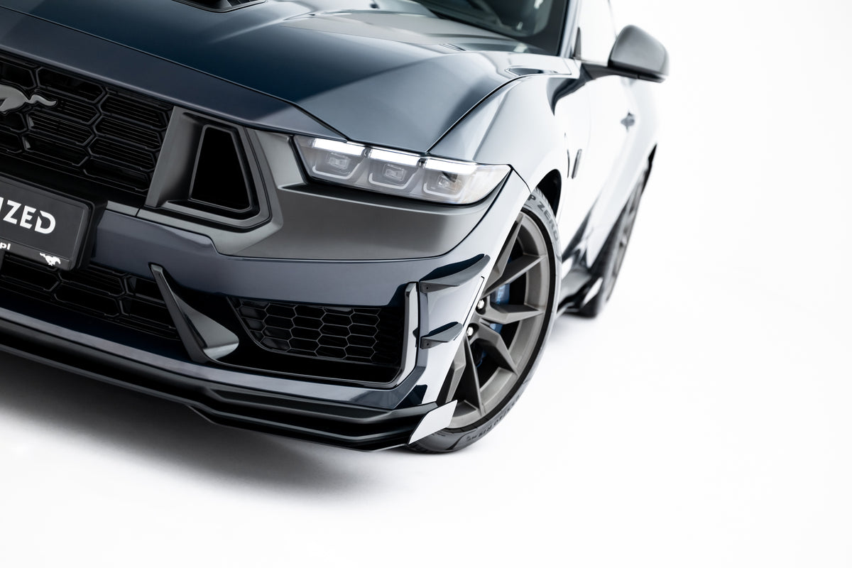 Frontflaps til Ford Mustang Dark Horse Mk7 i matt sort ABS-plast