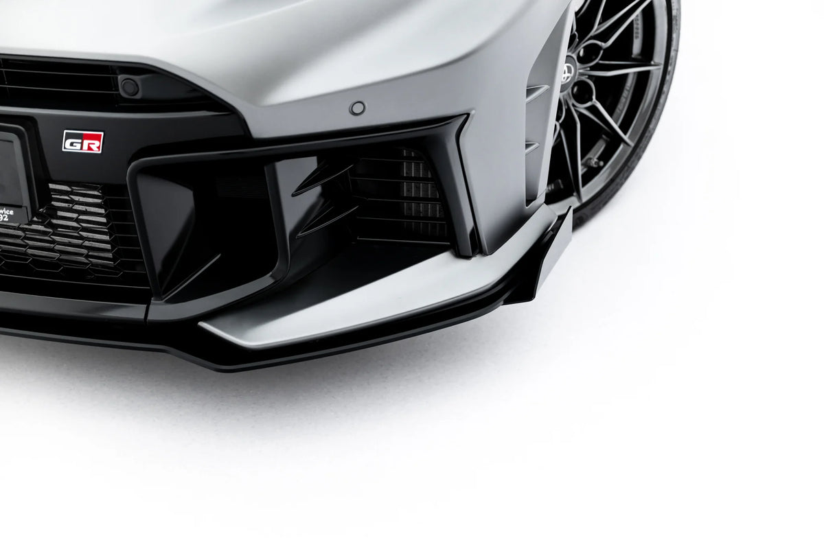 Frontflaps til Toyota GR Yaris Mk4 Facelift i matt sort ABS