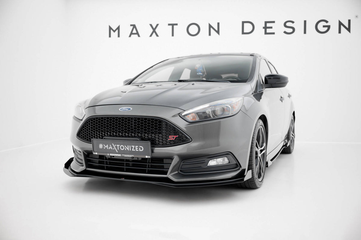 Canards-sett til Ford Focus ST MK3 med monteringsutstyr, ovenfra