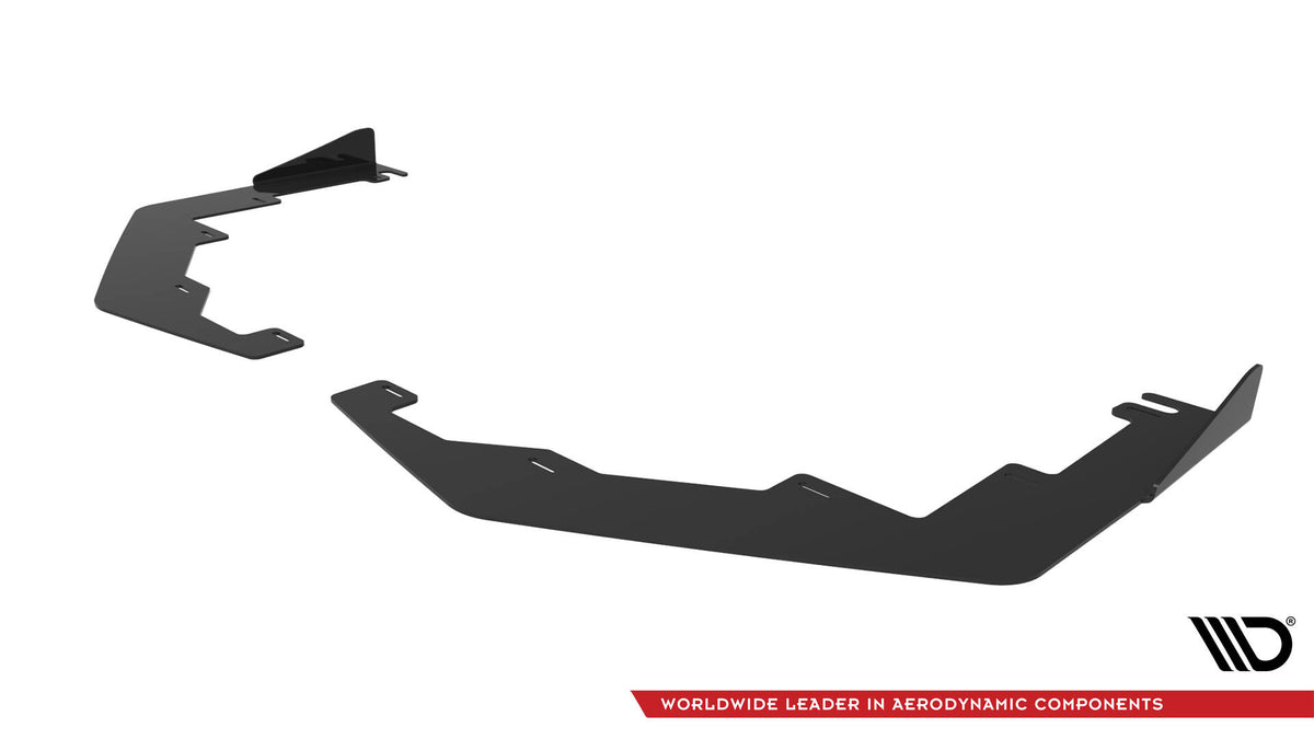 Frontfanger-vinger for Subaru WRX STI Facelift, produktbilde sett ovenfra