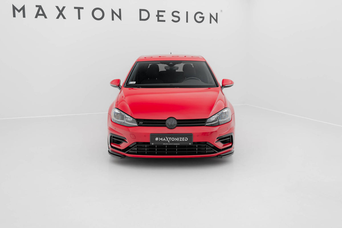 Nærbilde av canard i ABS-plast med UV-belegg for VW Golf MK7 Facelift