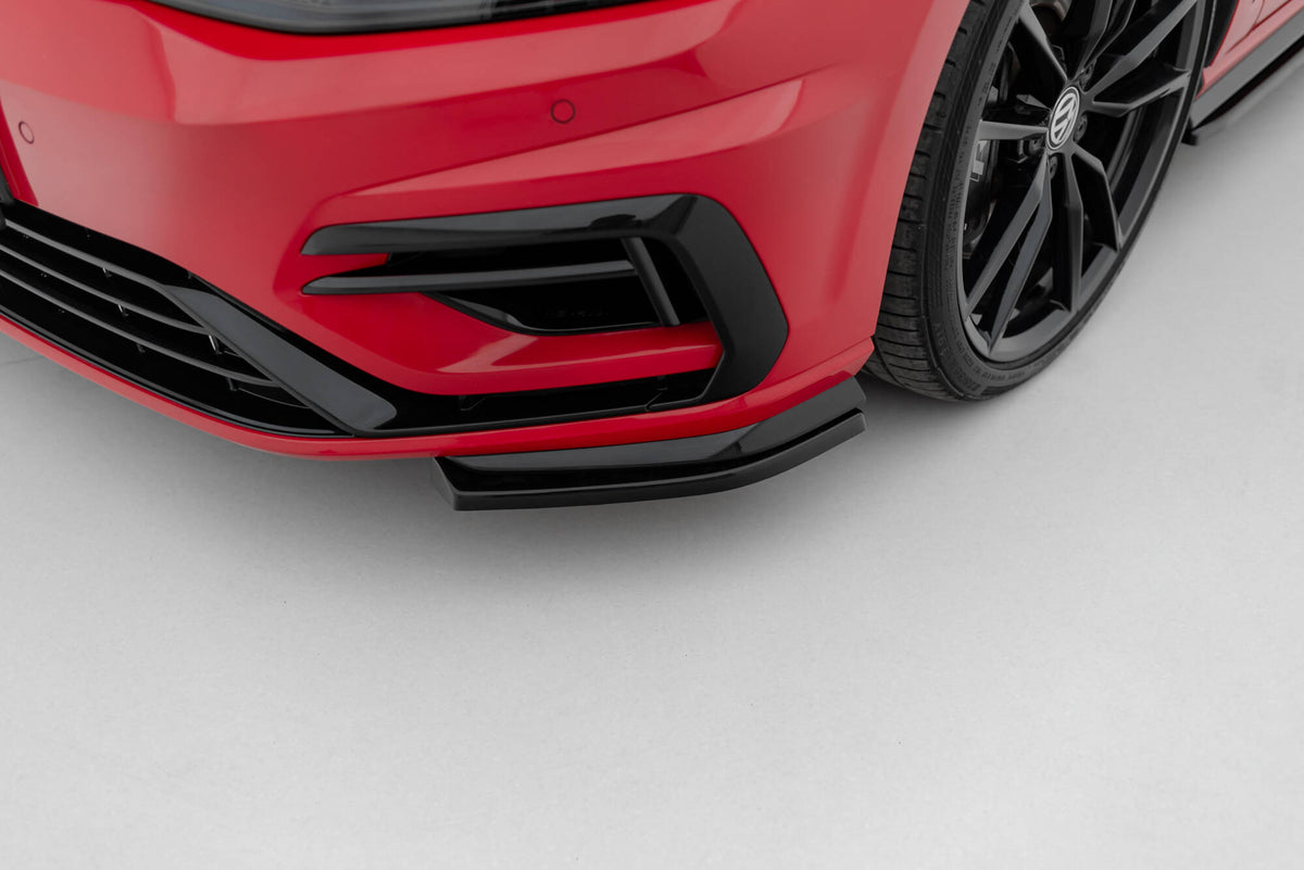 Par med canards til VW Golf R-Line MK7 Facelift, vist ovenfra