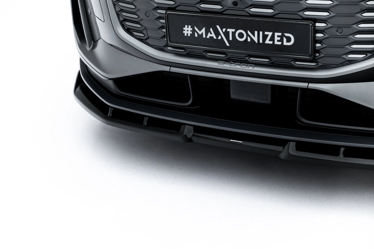 Frontsplitter til Audi Q6 e-tron Mk1 med valgfri rød stripe
