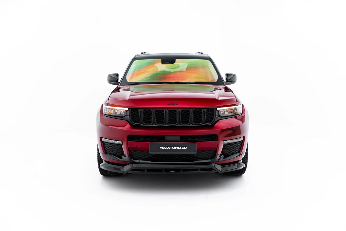 Frontsplitter fra Maxton Design montert på Jeep Grand Cherokee L Mk5