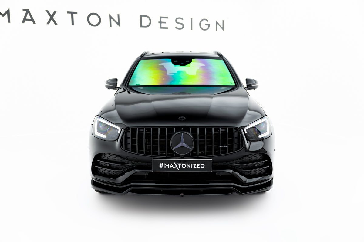 Frontsplitter Mercedes-AMG GLC 43 SUV X253 Facelift montert på fronten