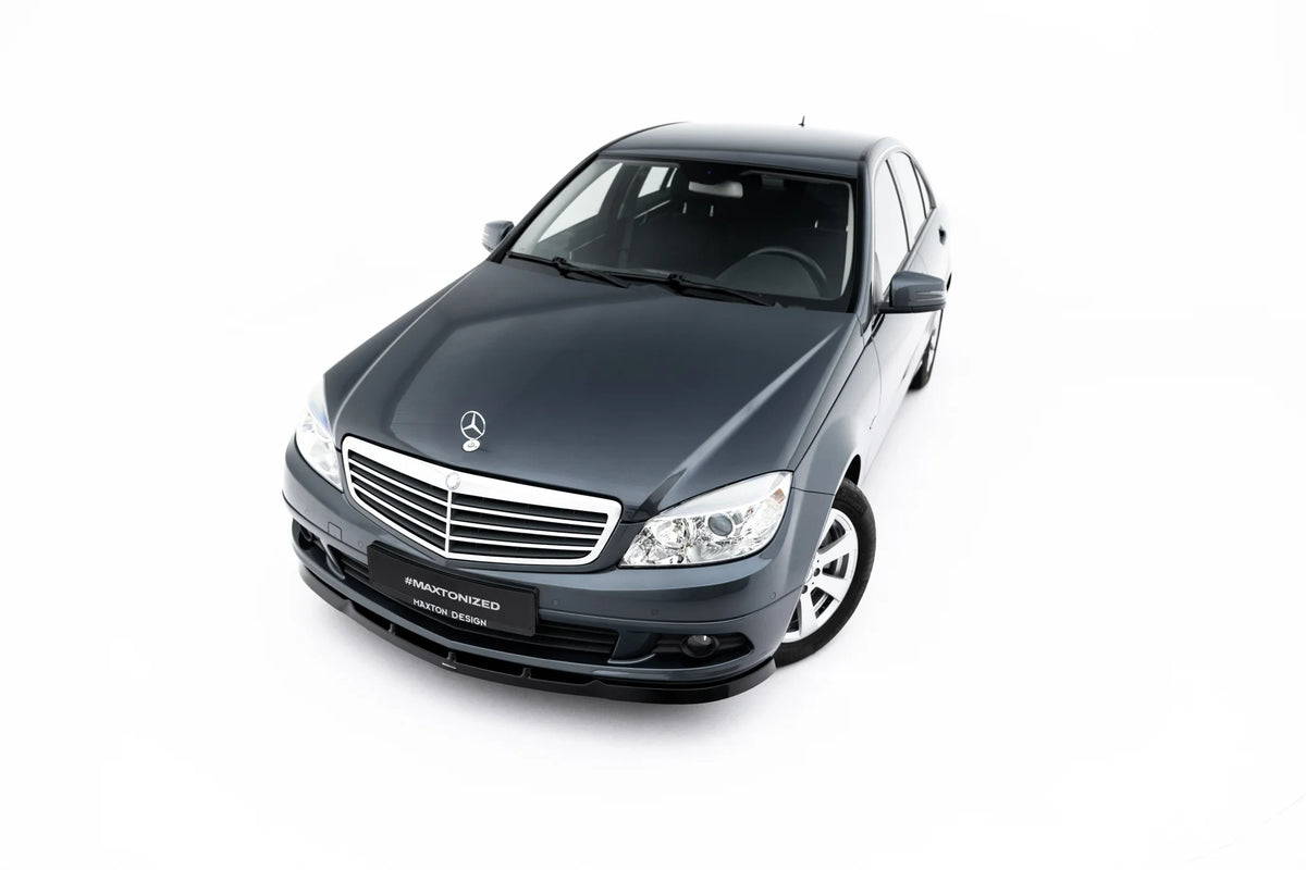 Frontspoiler Mercedes W204 C-Klasse 07-09 sett fra siden