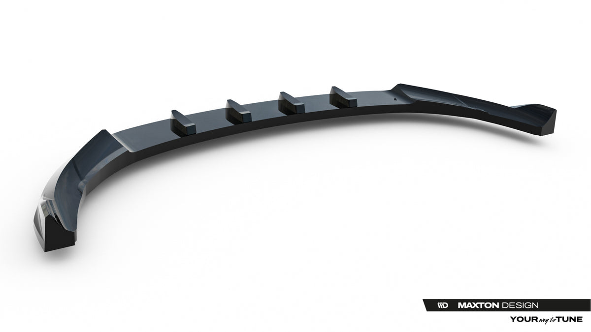 Maxton Design frontsplitter til Opel Grandland Mk1 med blank sort finish