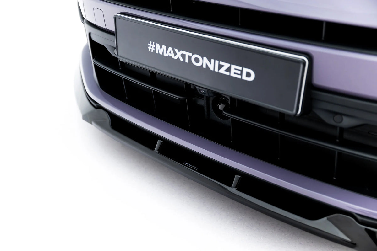 Frontsplitter til Porsche Panamera 972 sett fra siden