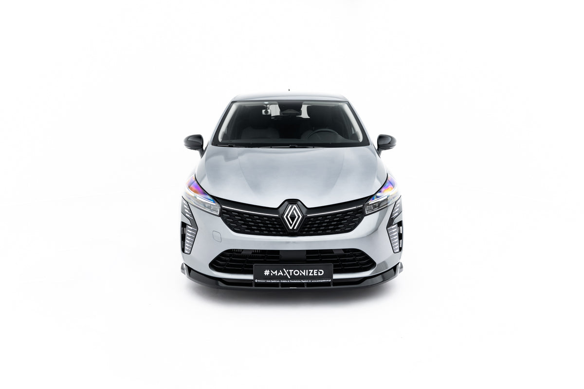 Maxton Design frontsplitter montert på Renault Clio Mk5 Facelift