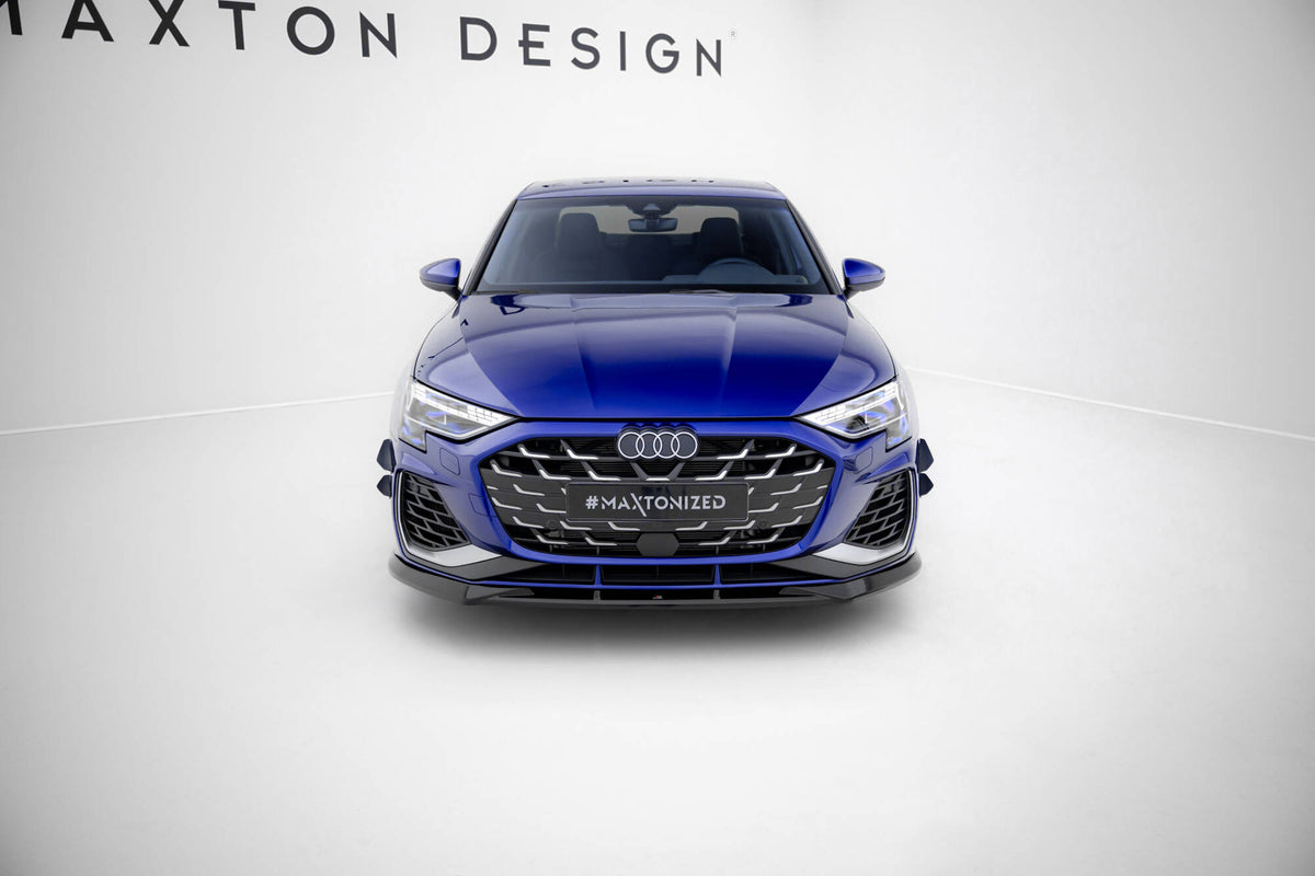 Maxton Design frontsplitter montert på Audi S3 Sedan 8Y Facelift