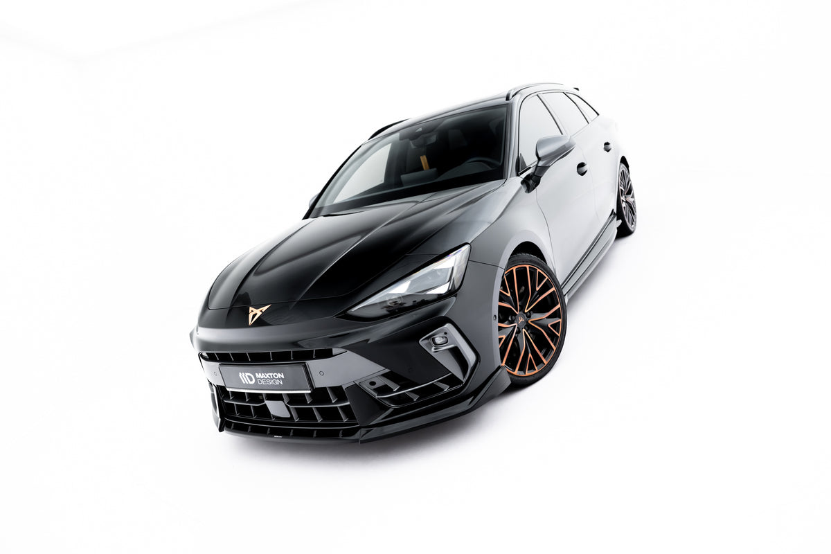 Blank sort frontsplitter til Cupra Leon Hatchback Mk1 Facelift