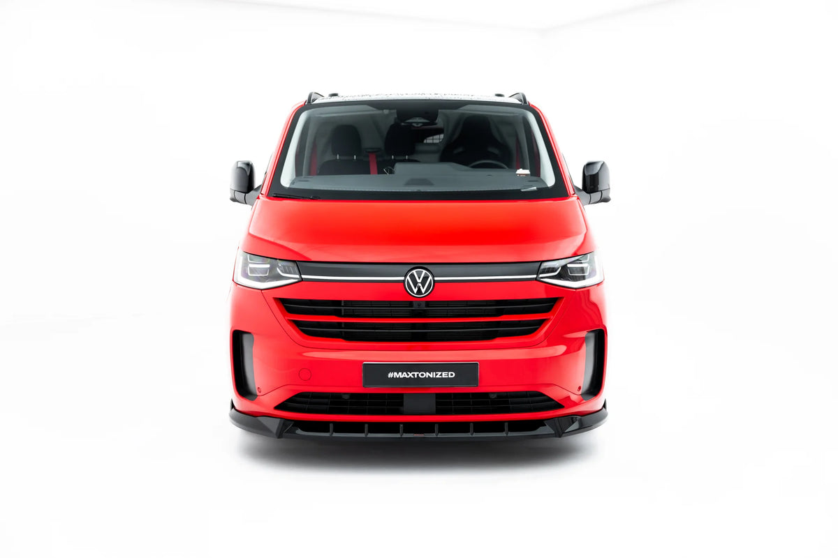 Maxton Design frontsplitter montert på Volkswagen Transporter T7