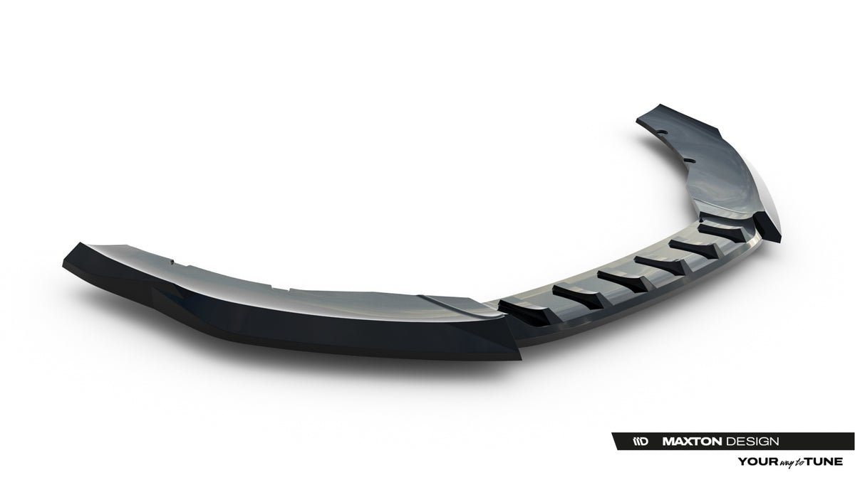 Detalj av frontsplitter og festesett til Cupra Leon Mk1 Facelift