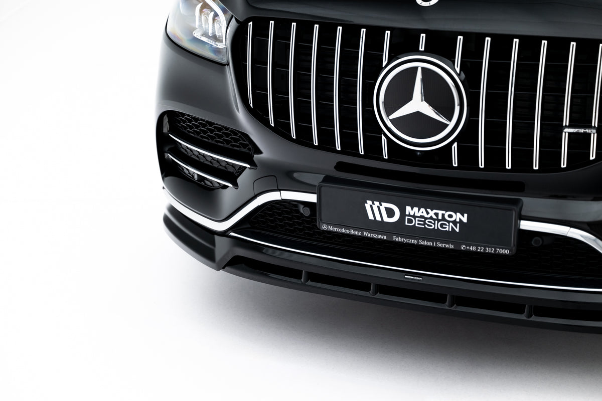 Frontsplitter til Mercedes GLS AMG-Line X167 vist i skrå vinkel