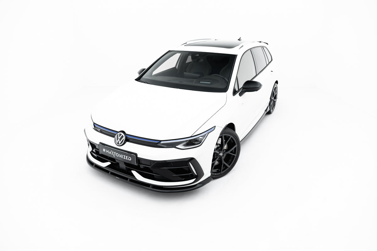 Frontsplitter til VW Golf R Variant Mk8 Facelift sett forfra
