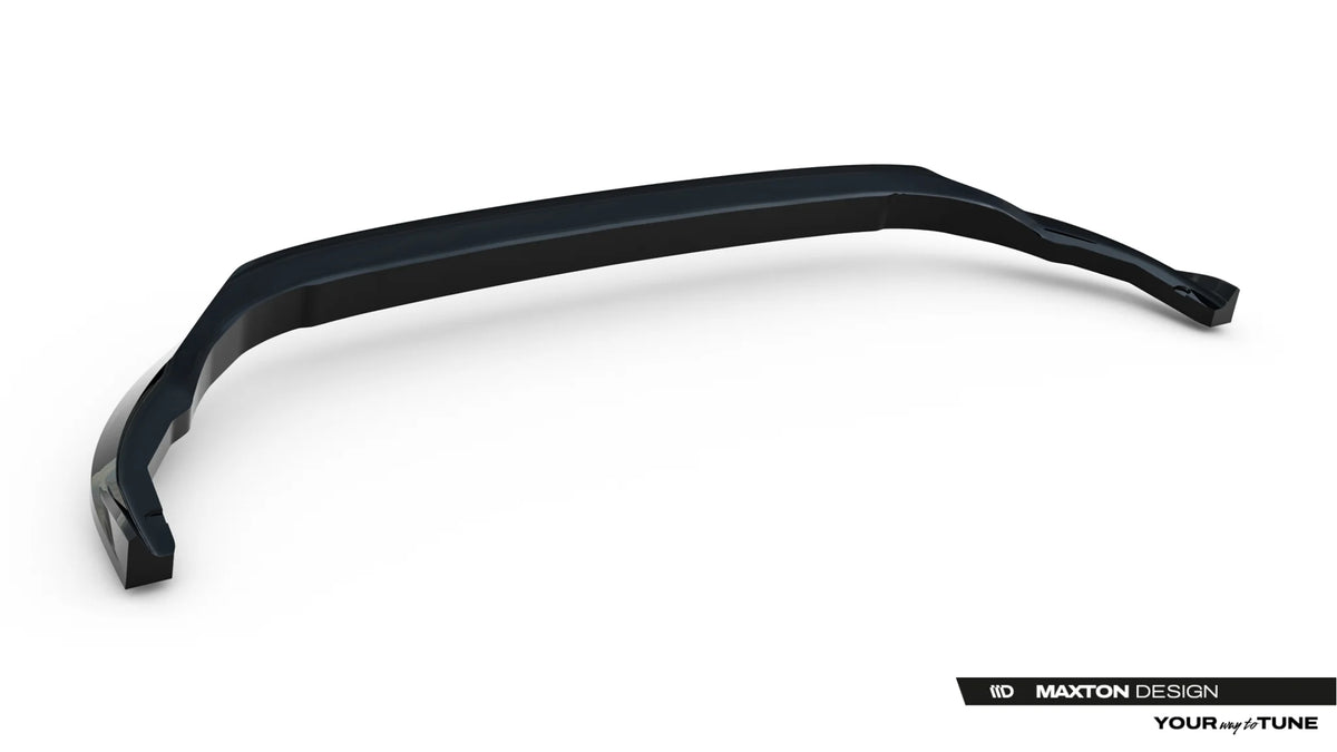 Detalj av frontsplitter langs nedre støtfangerkant på VW Transporter T7