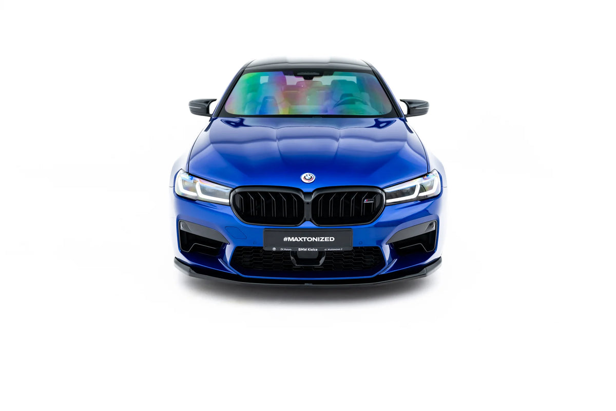 Frontsplitter til BMW M5 F90 Facelift montert på fronten