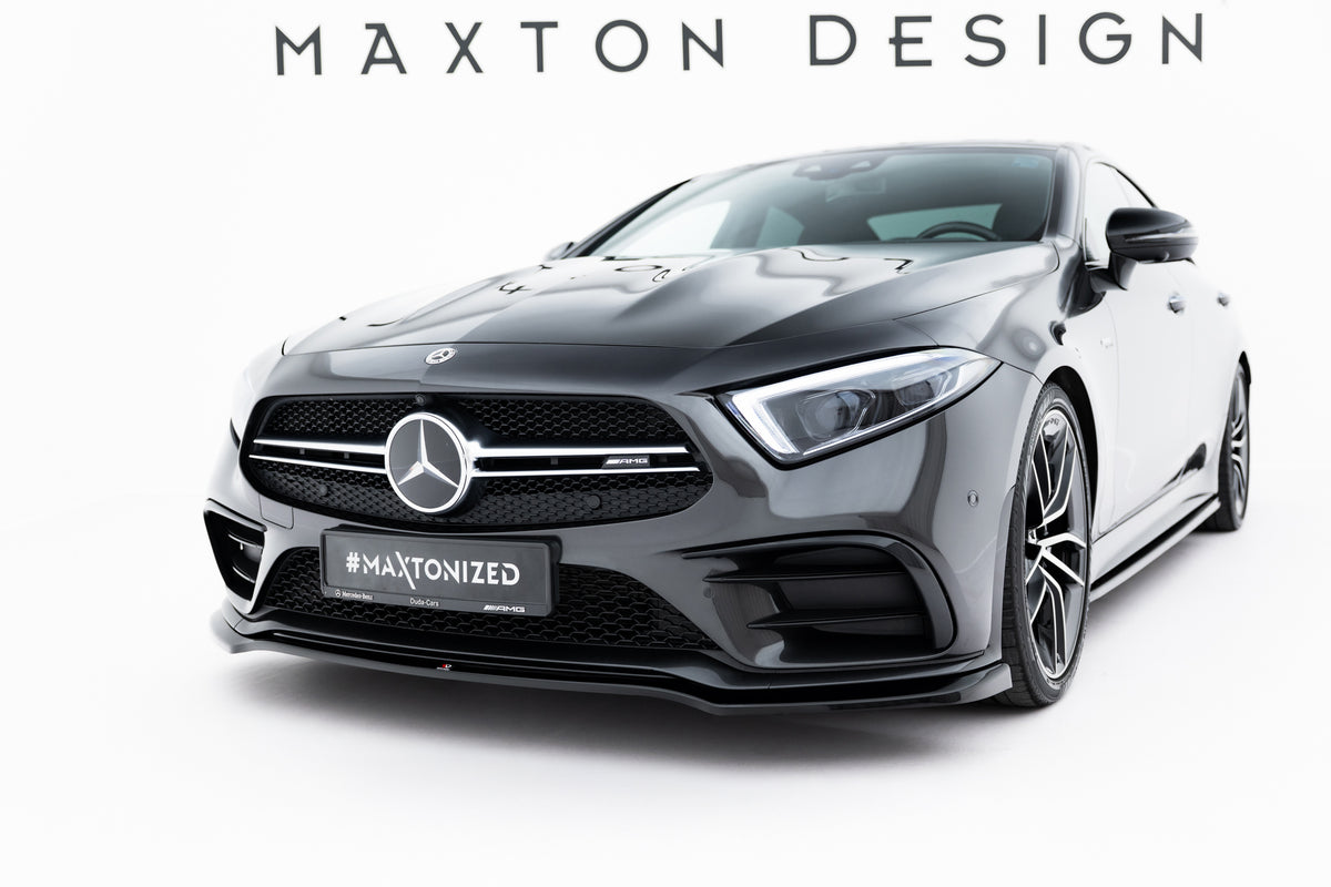 Frontsplitter V.3 til Mercedes-AMG CLS 53 C257 i Gloss Black